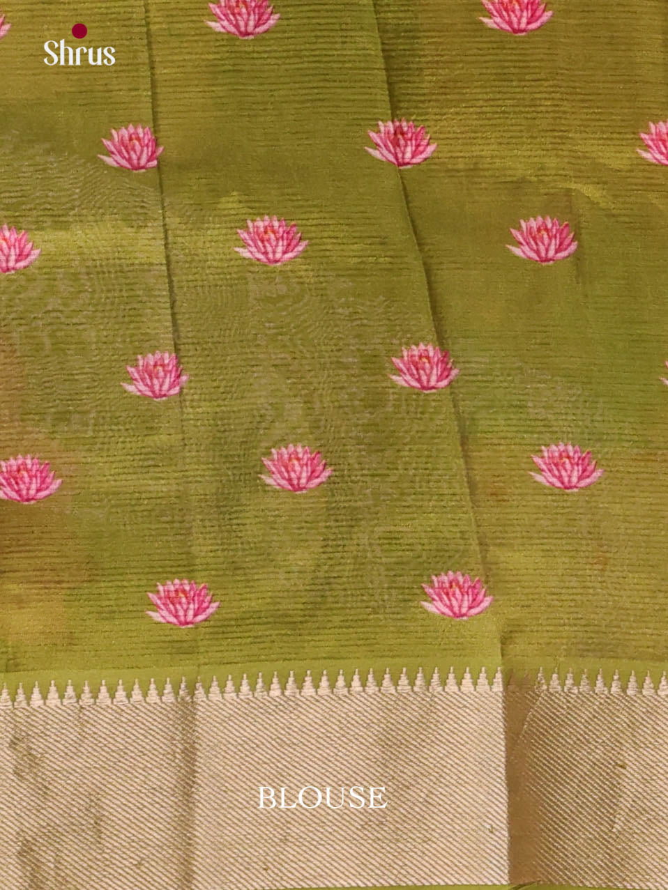 DIS26378 - Mangalagiri printed silkcotton Saree - Shop on Shrus.com