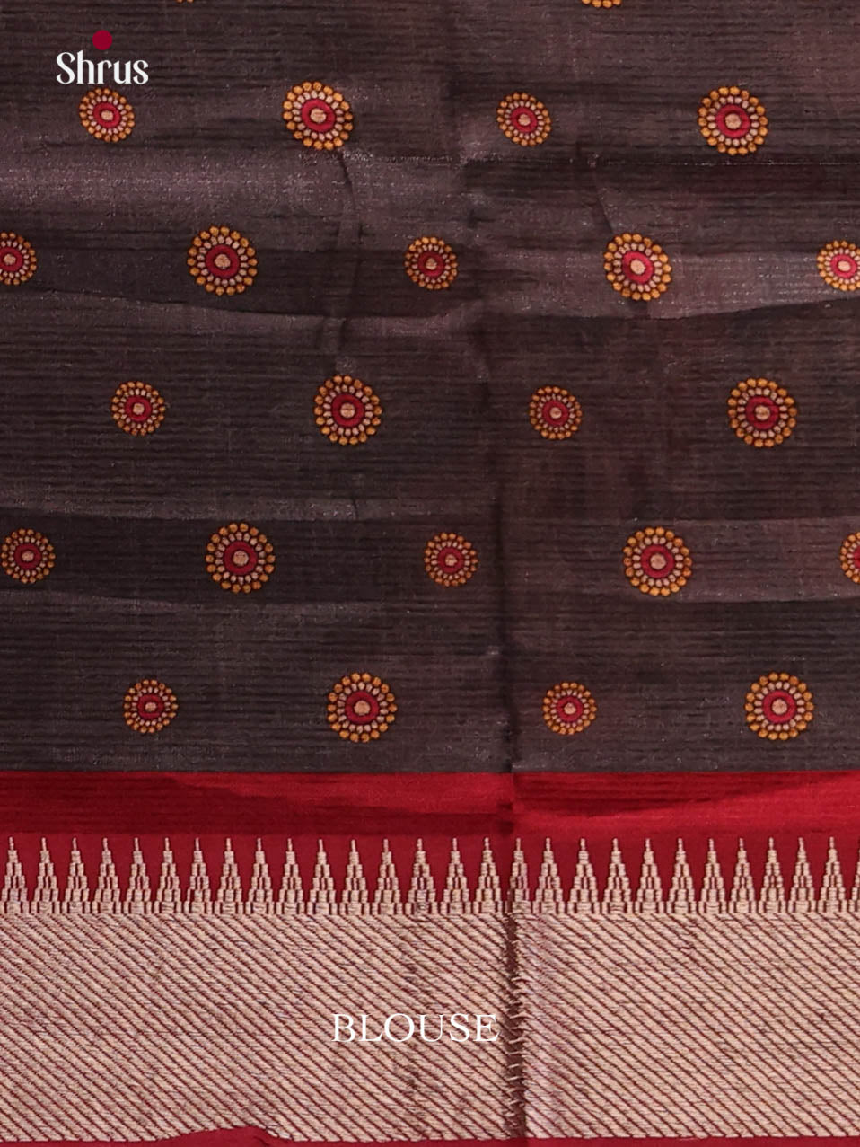 DIS26382 - Mangalagiri printed silkcotton Saree - Shop on Shrus.com