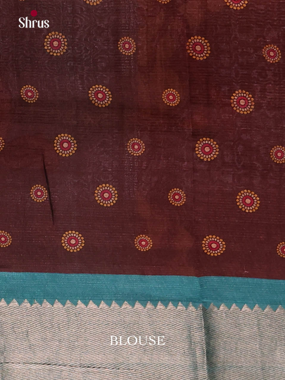 DIS26387 - Mangalagiri printed silkcotton Saree - Shop on Shrus.com