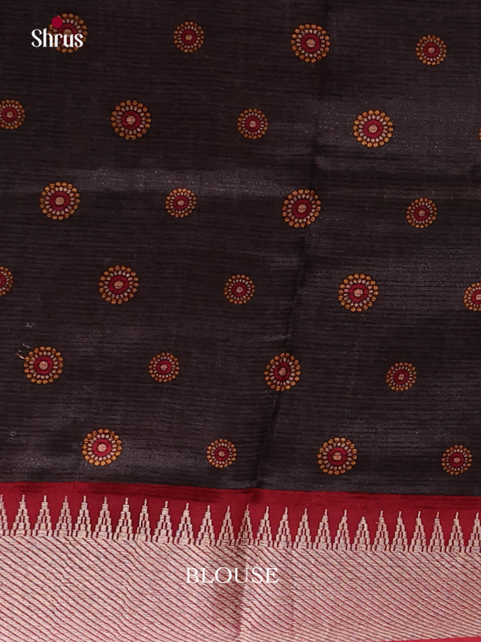 DIS26392 - Mangalagiri printed silkcotton Saree - Shop on Shrus.com