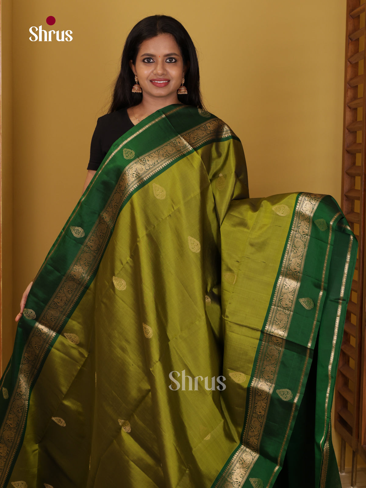 DIS26563 - Kanchipuram silk (HR) Saree - Shop on Shrus.com
