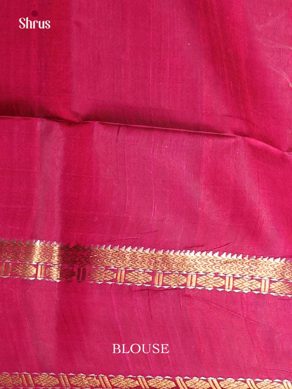 Violet & Pink - Raw Silk Saree