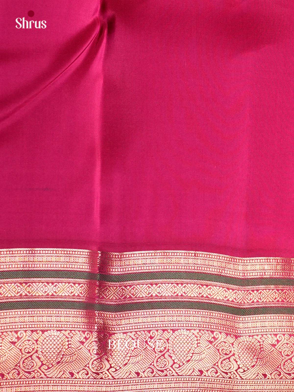 DIS27446 - Kanchipuram Butta design Saree - Shop on Shrus.com