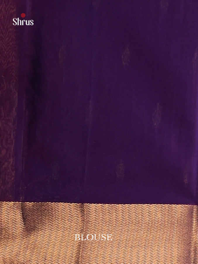 Pink & Violet - Maheshwari silkcotton Saree - Shop on Shrus.com