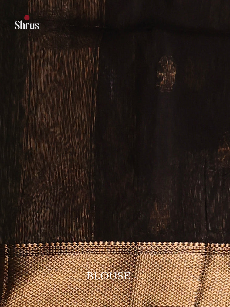 Green & Black - Maheshwari silkcotton Saree