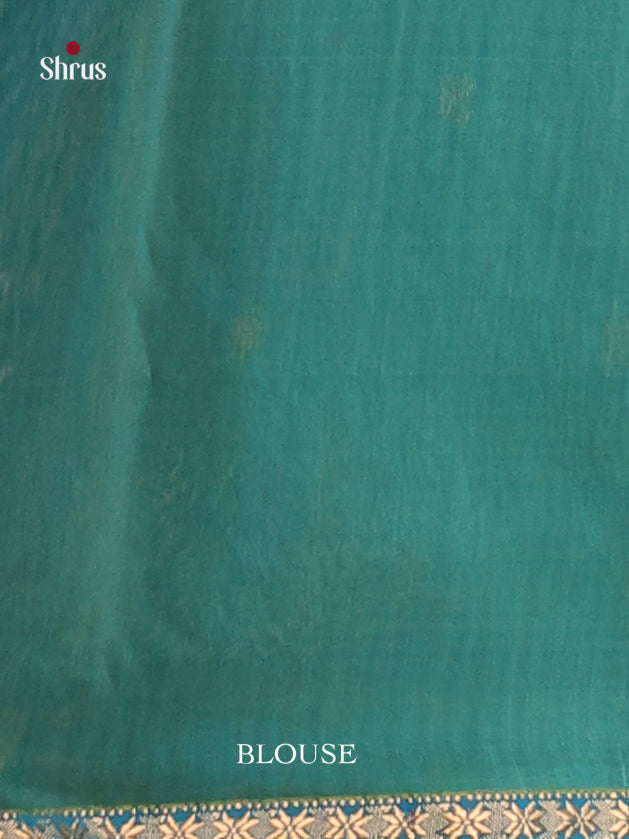 Peach & Green - Maheshwari silkcotton Saree - Shop on Shrus.com
