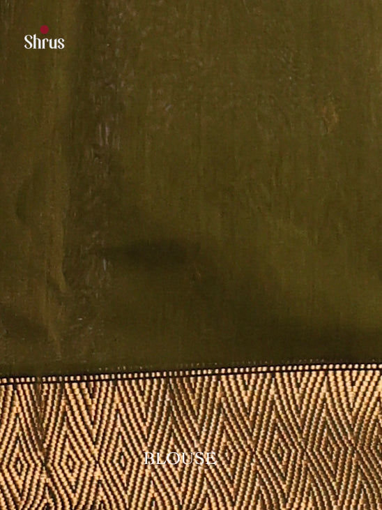 Green - Maheshwari silkcotton Saree - Shop on Shrus.com