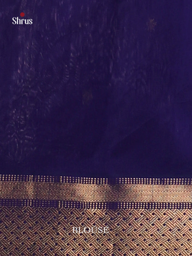 Green & Blue - Maheshwari silkcotton Saree - Shop on Shrus.com
