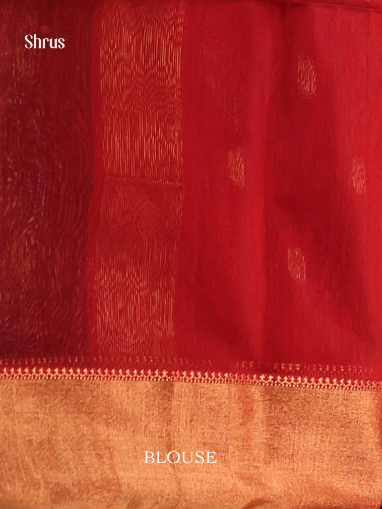 Timeless Black Maheshwari Silk Cotton Saree with Gold Buttas & Red Zari Border