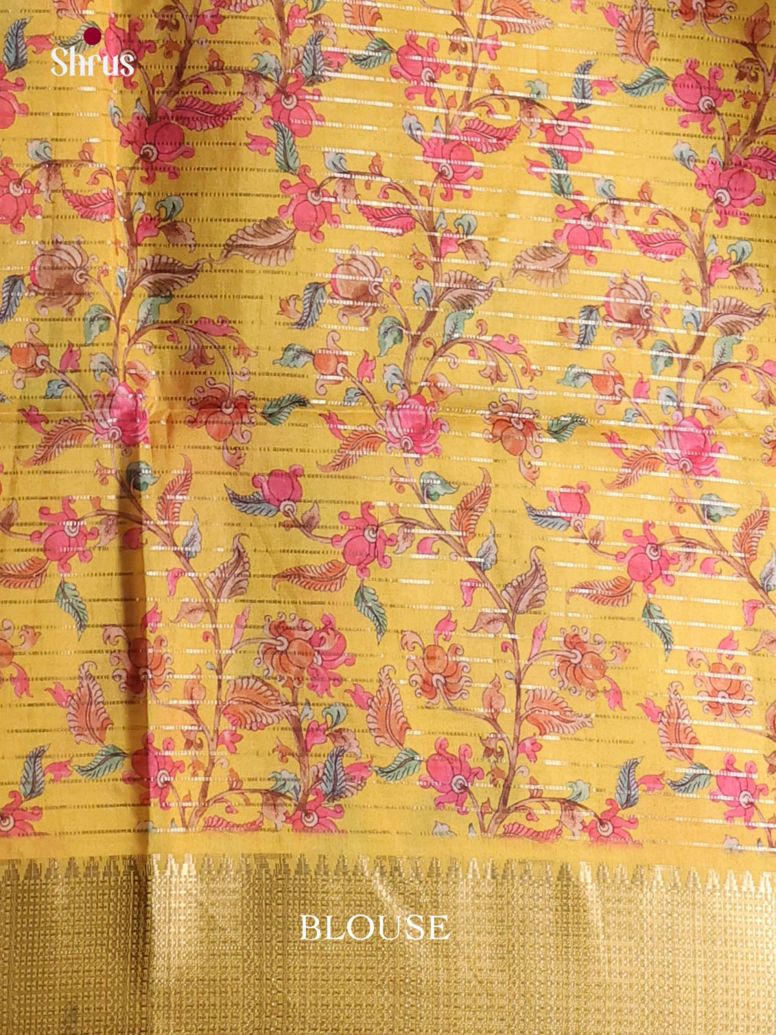 Violet & Yellow - Semi Dola silk Saree