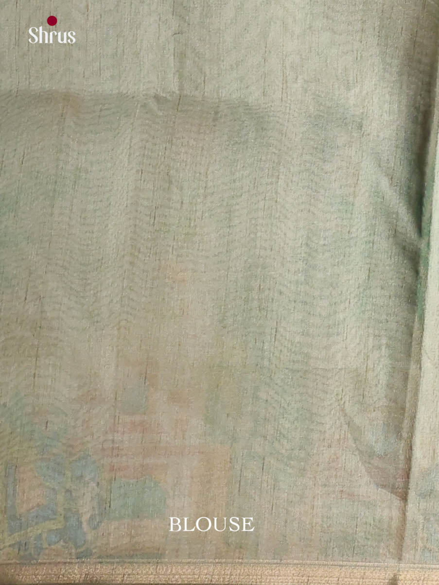 Grey Green - Semi Chanderi Saree