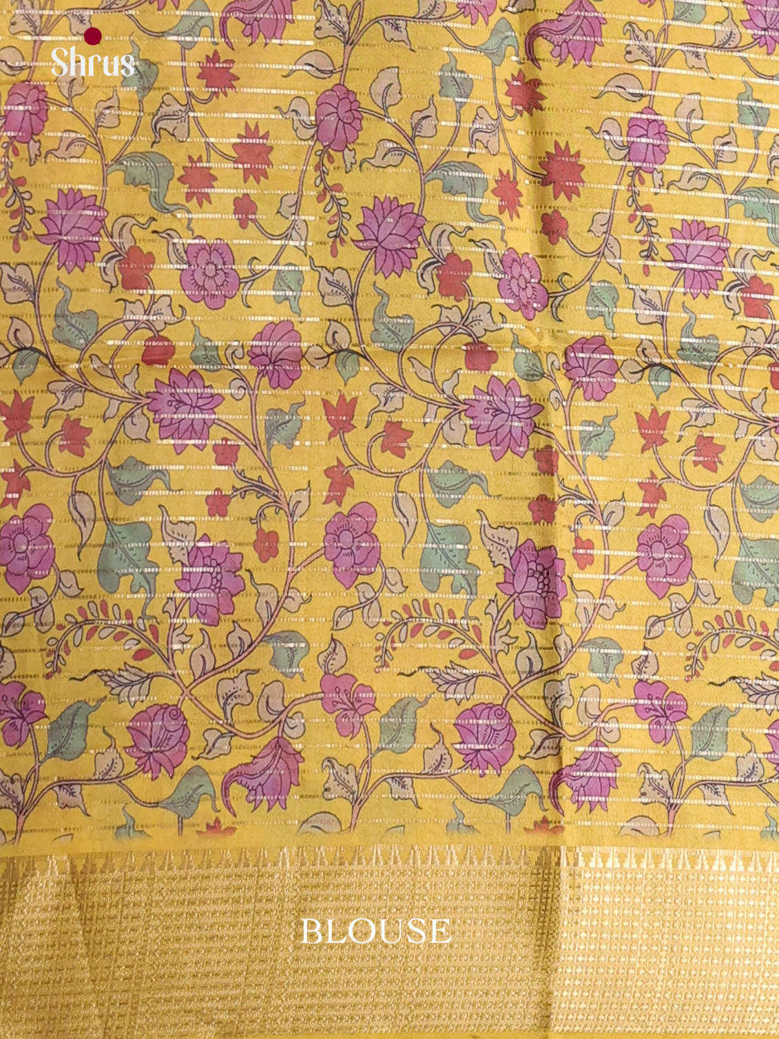 Violet & Yellow - Semi Dola silk Saree
