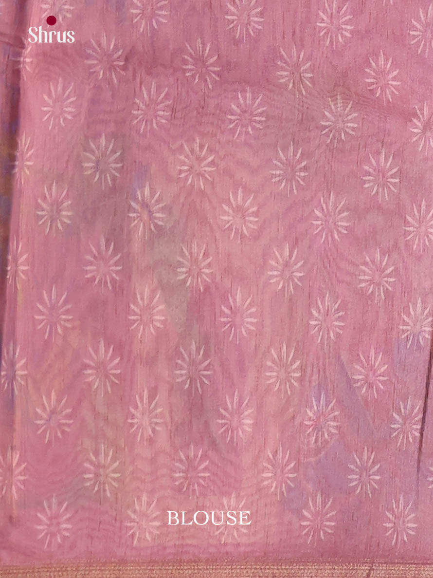 DIS29067 - Semi Chanderi Saree - Shop on Shrus.com