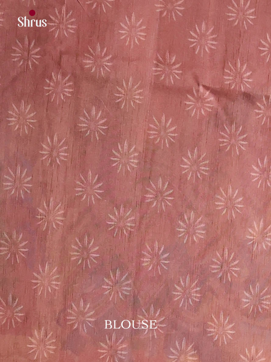 Onion Peel - Semi Chanderi Saree - Shop on Shrus.com