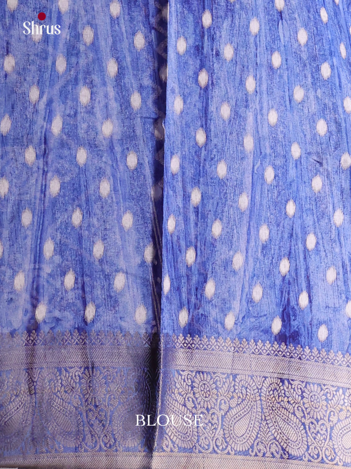 Blue - Semi Dola silk Saree