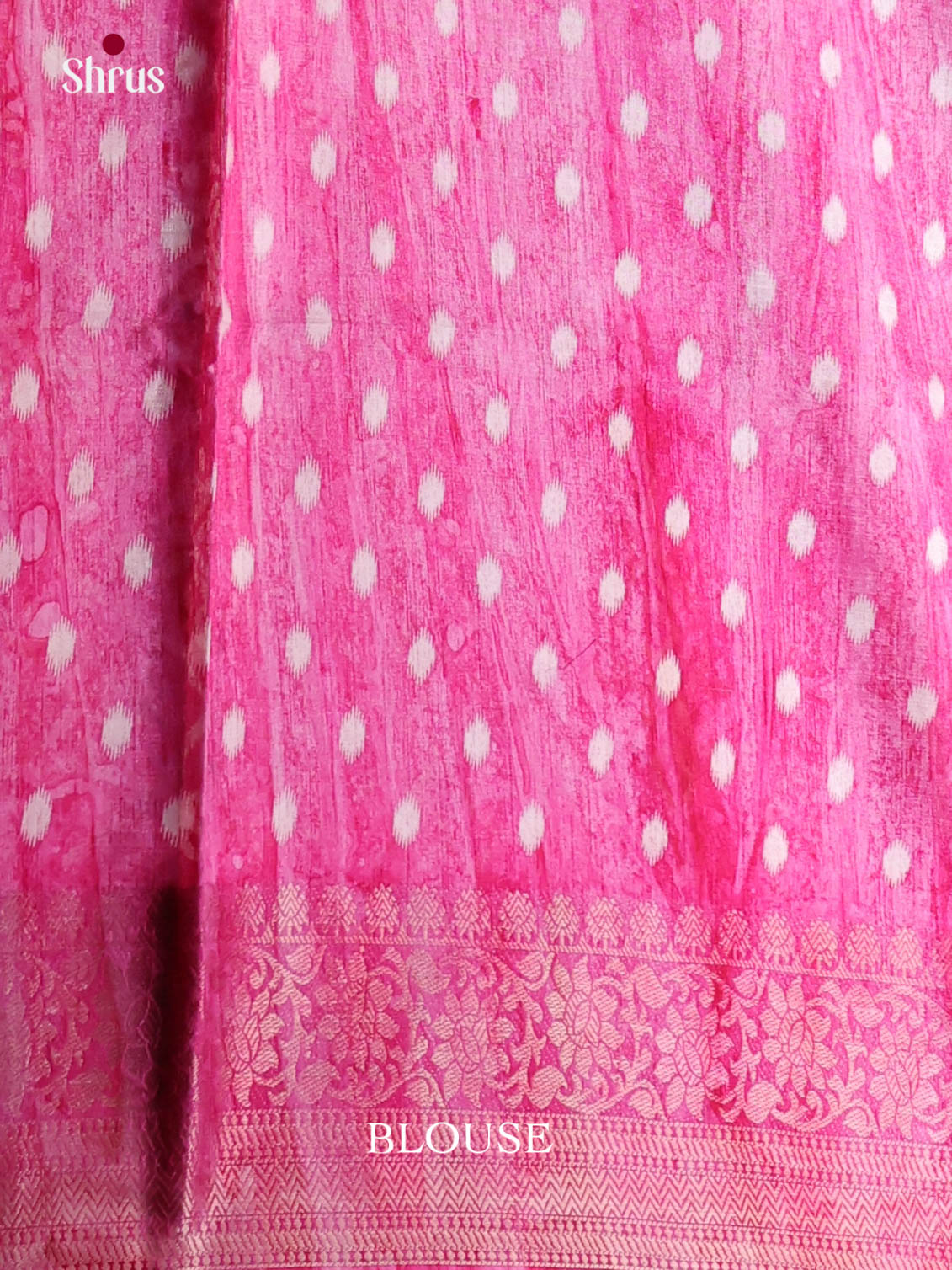 Pink - Semi Dola silk Saree