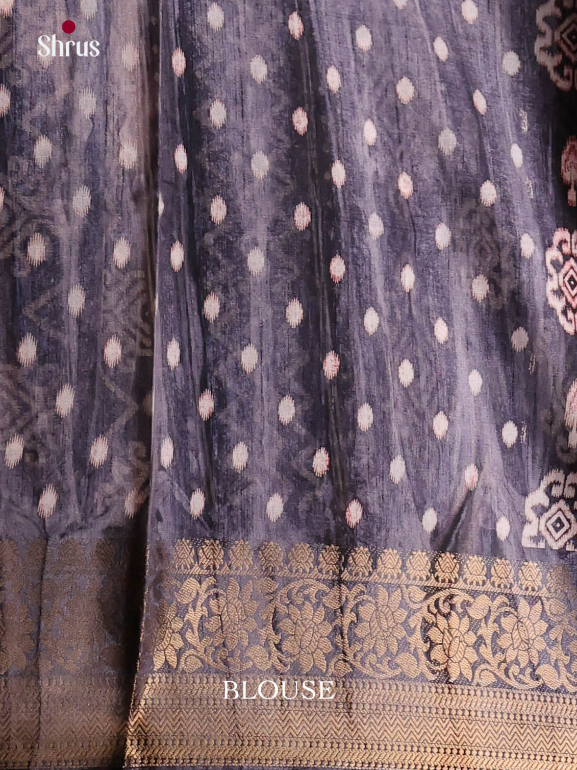 Blue - Semi Dola silk Saree