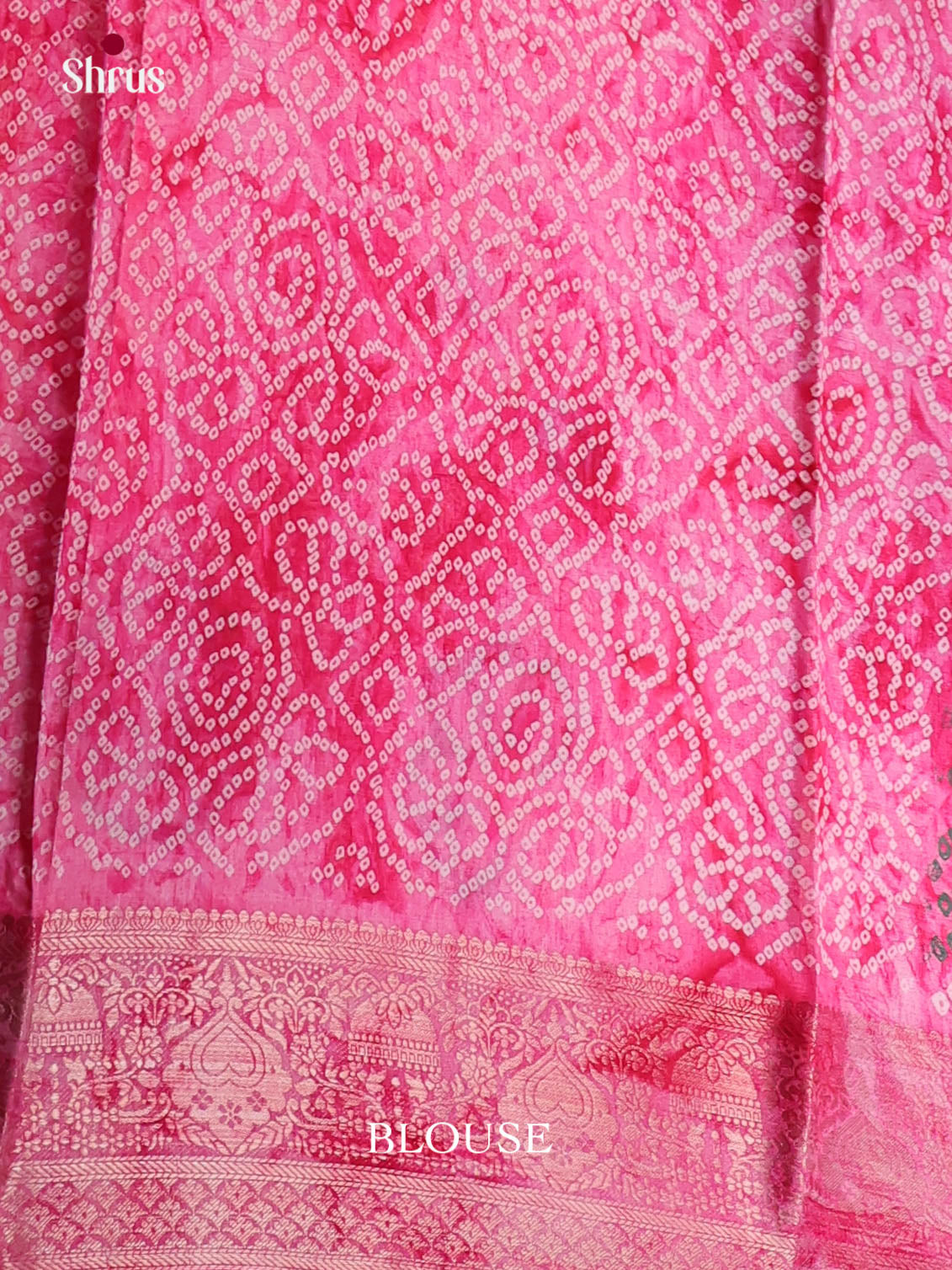 Pink - Semi Dola silk Saree