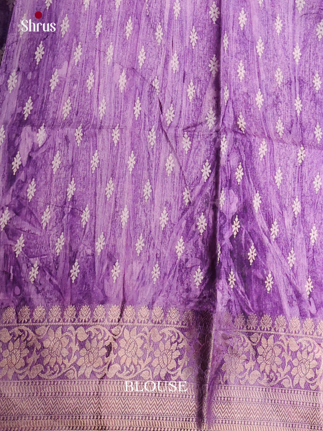 Purple - Semi Dola silk Saree