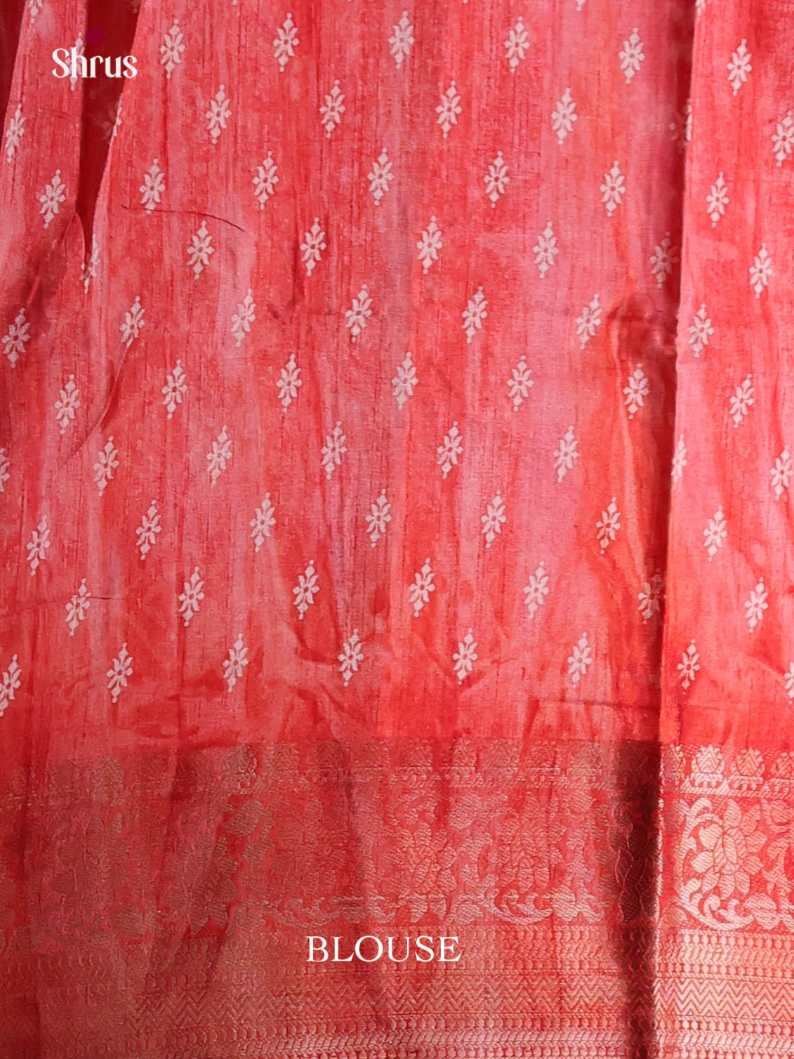 Red - Semi Dola silk Saree