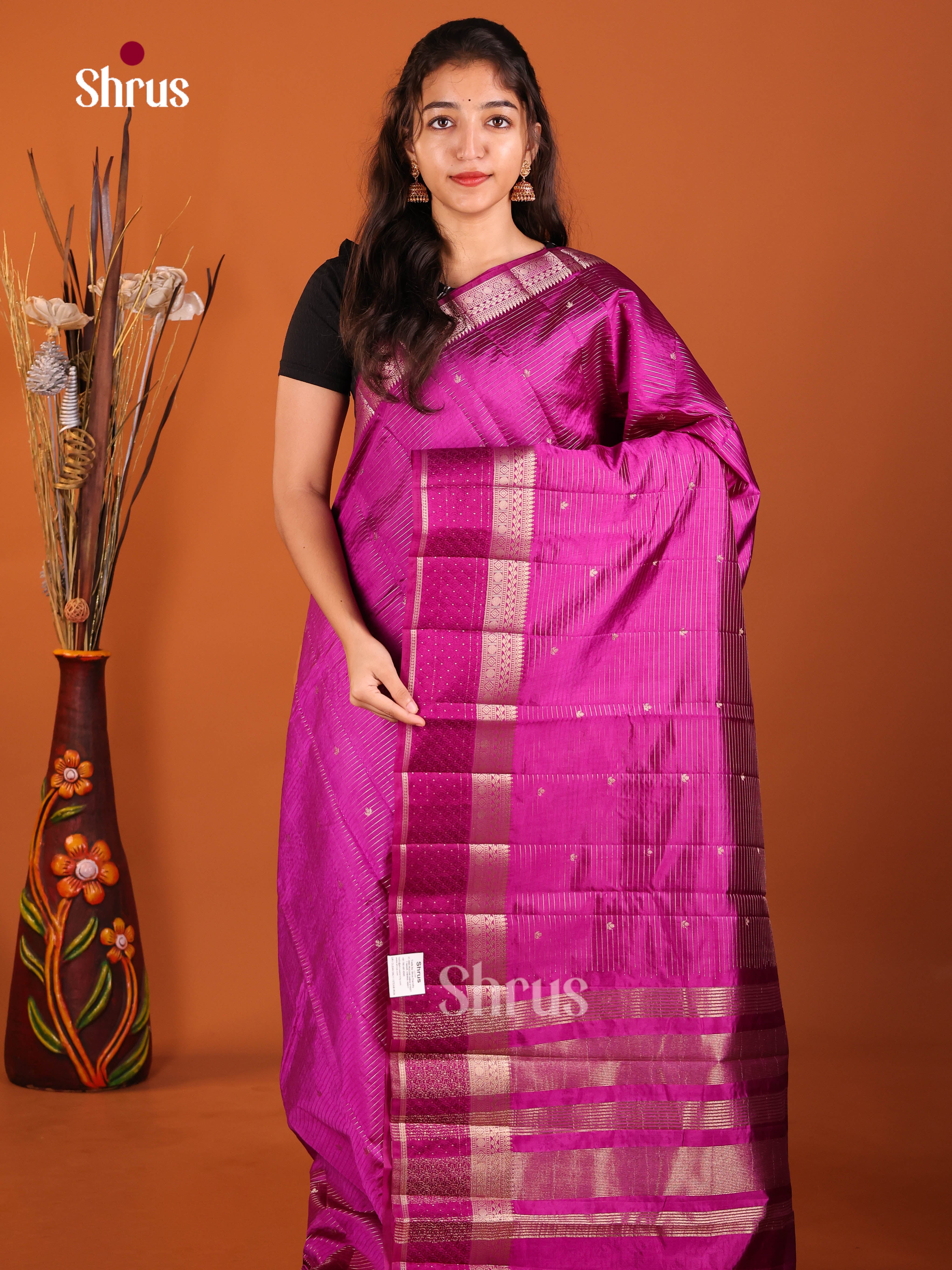 DIS30004 - Semi Rawsilk Saree