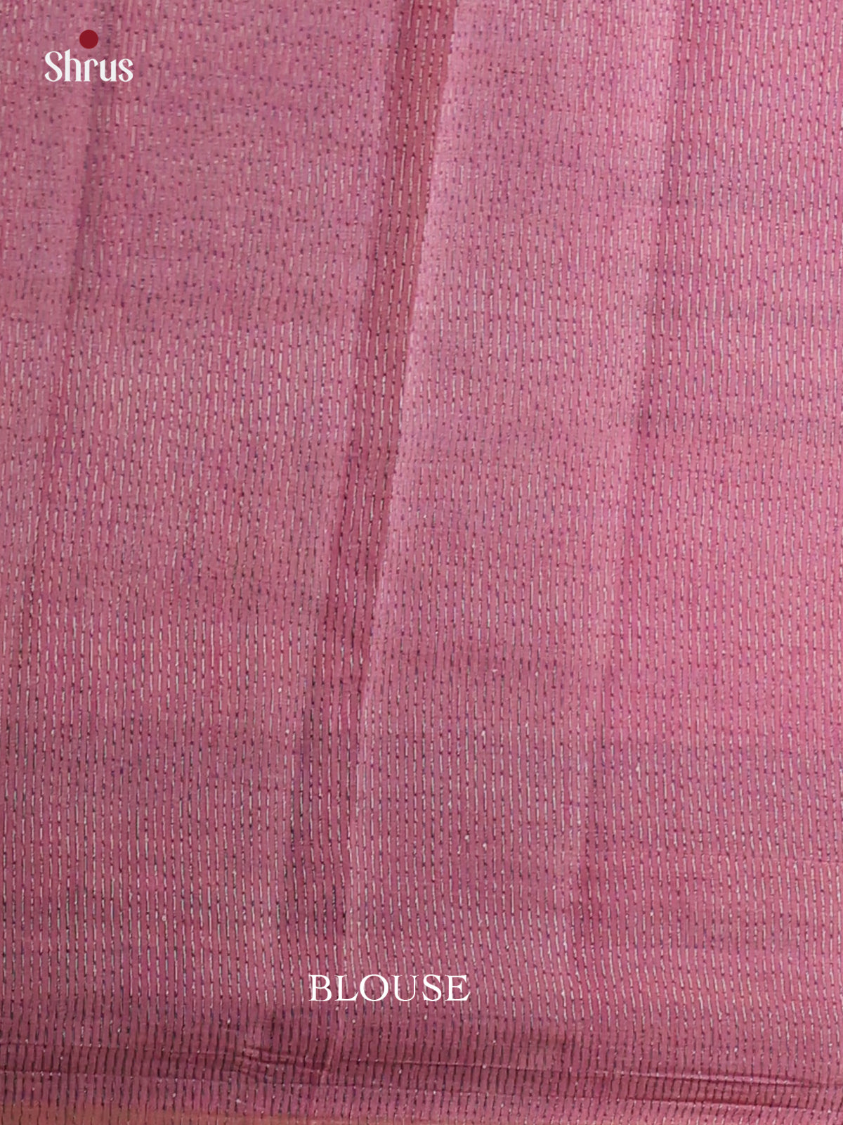 Pink - Semi Rawsilk Saree