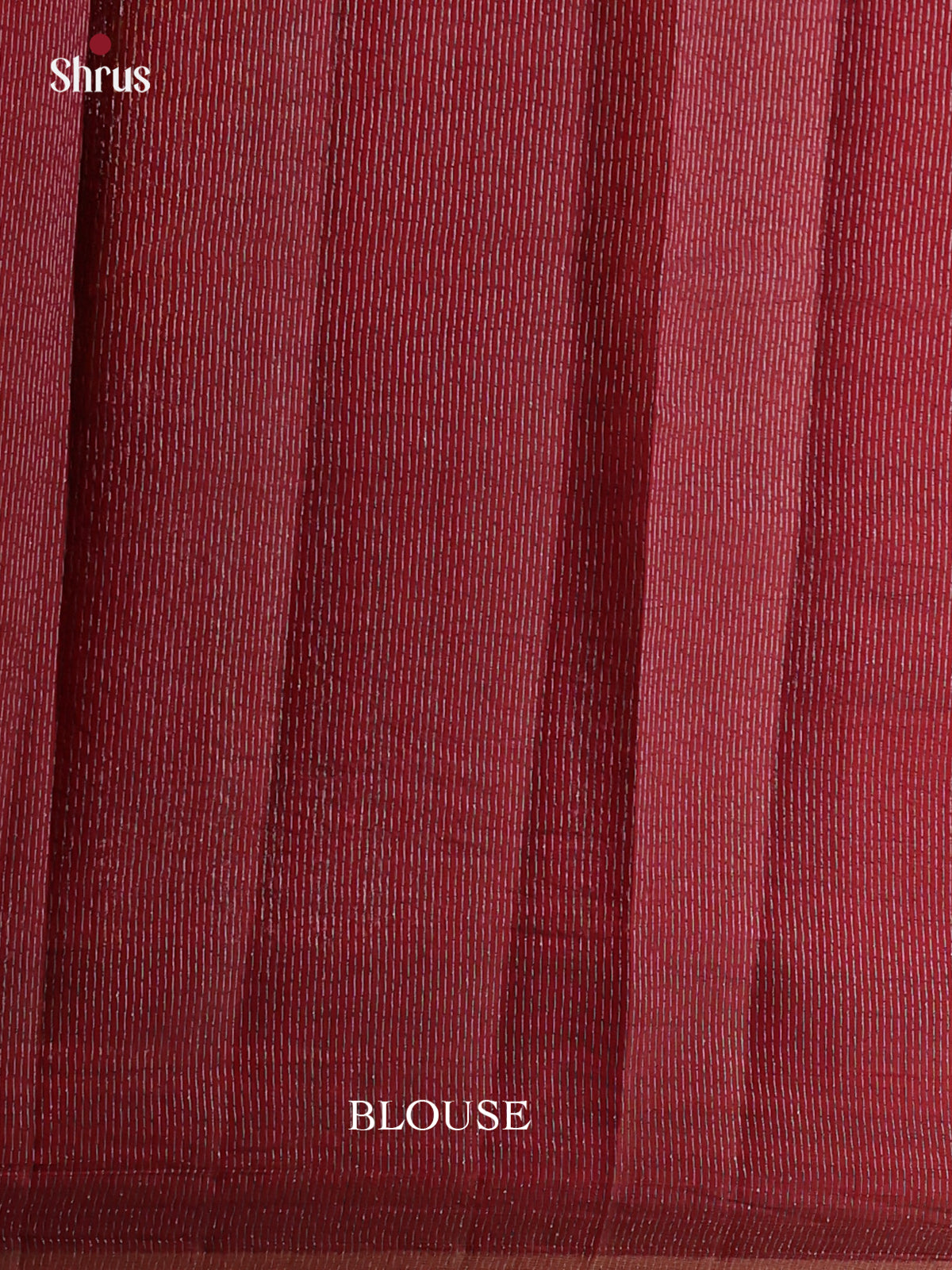 Red & Maroon - Semi Rawsilk Saree