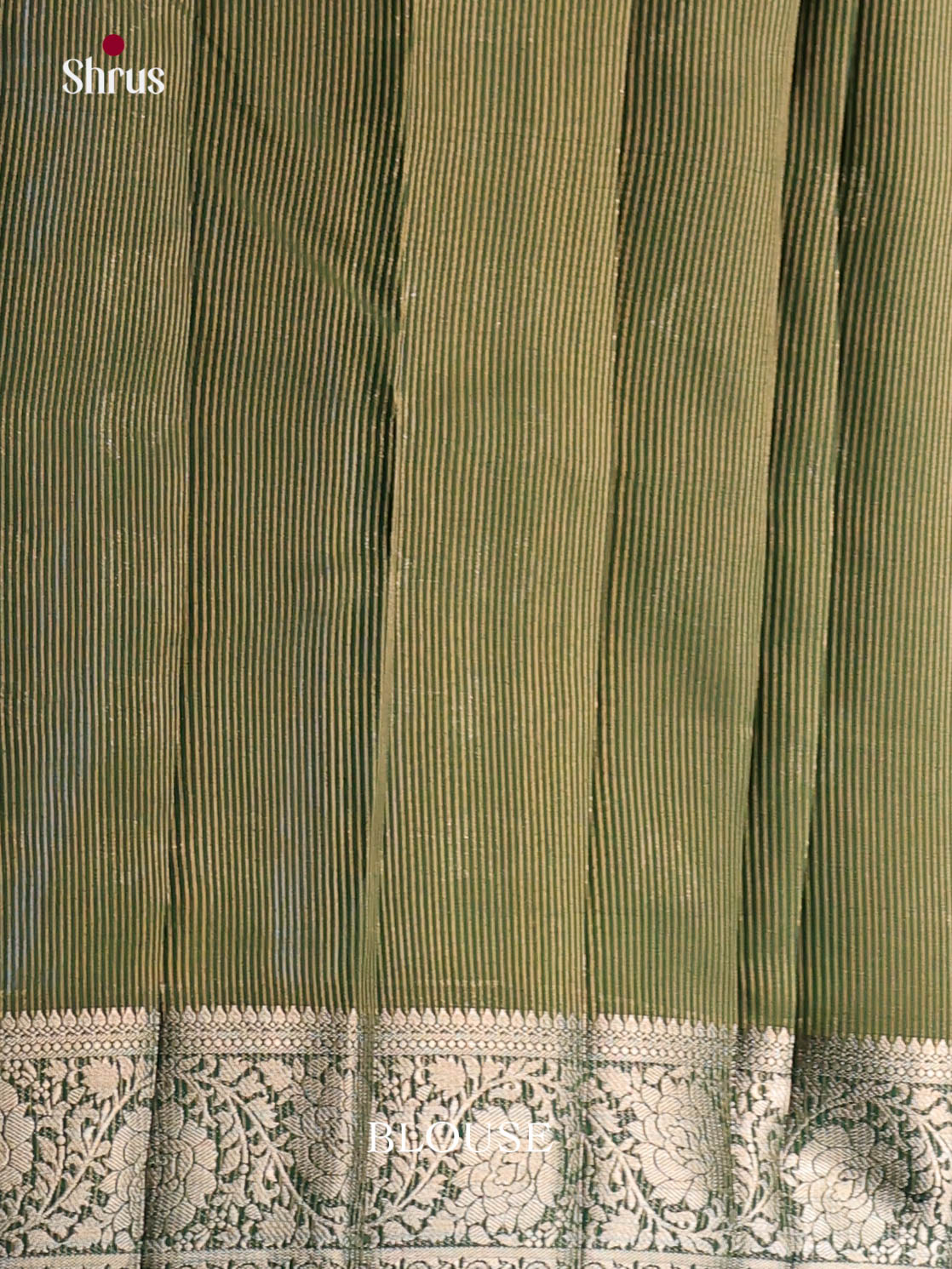Green- Semi Rawsilk Saree