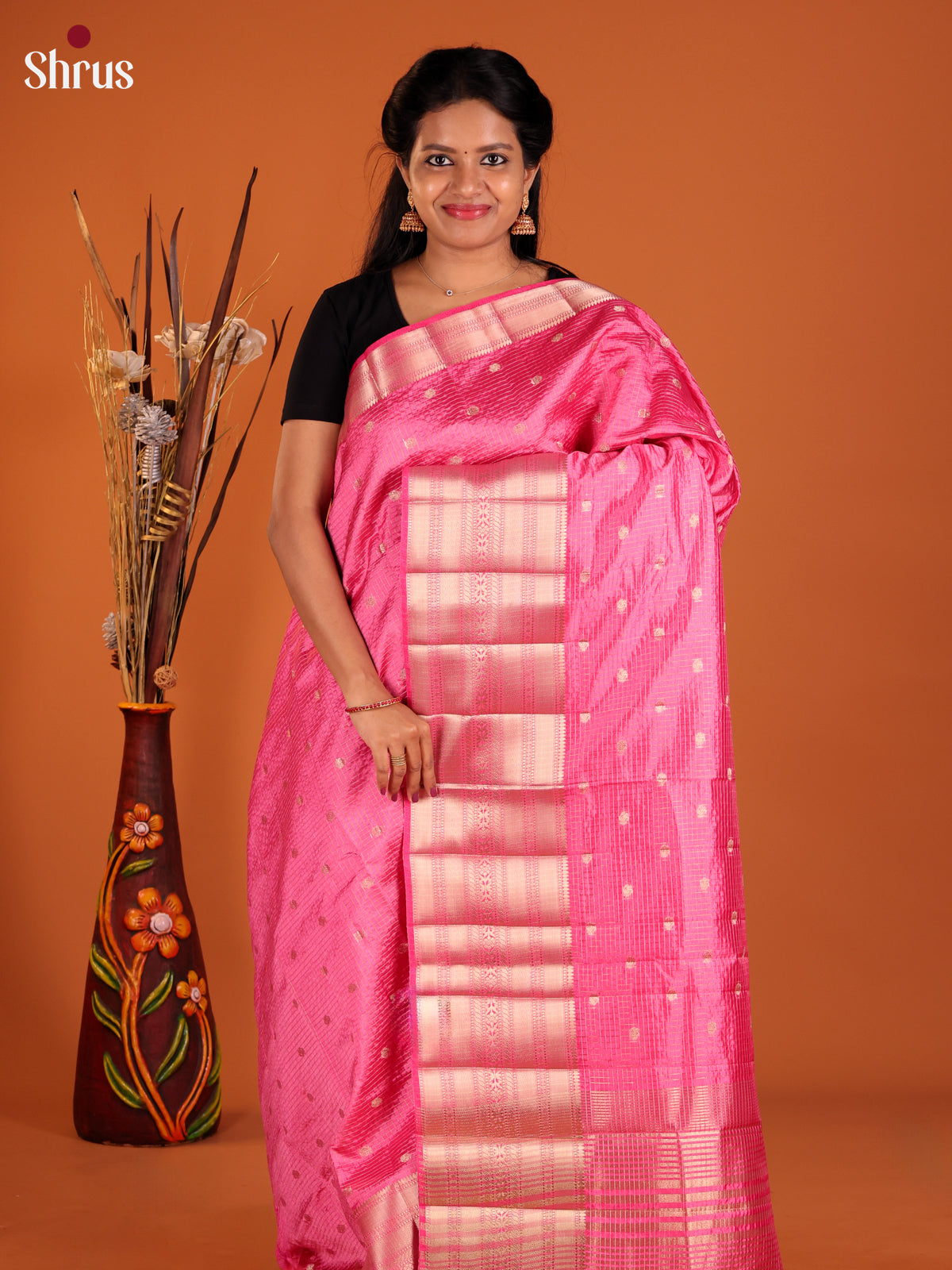 DIS30065 - Semi Rawsilk Saree