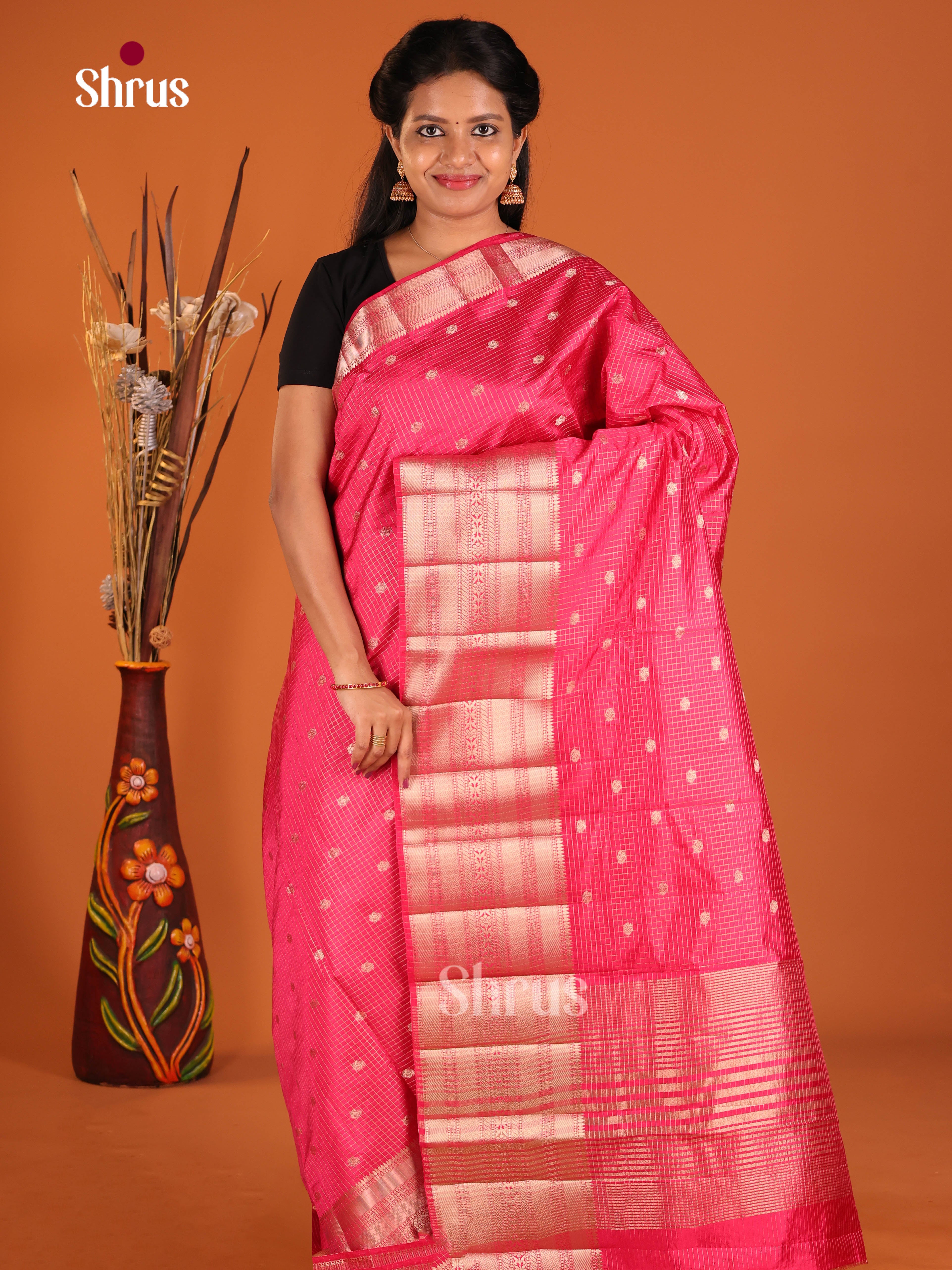DIS30071 - Semi Rawsilk Saree