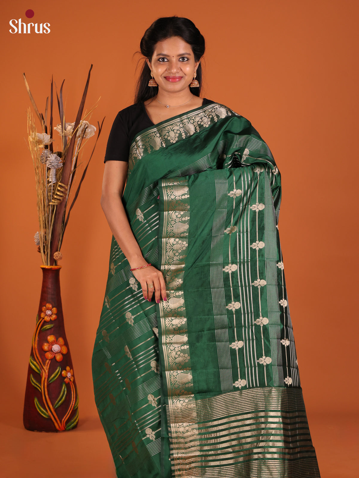 DIS30076 - Semi Rawsilk Saree