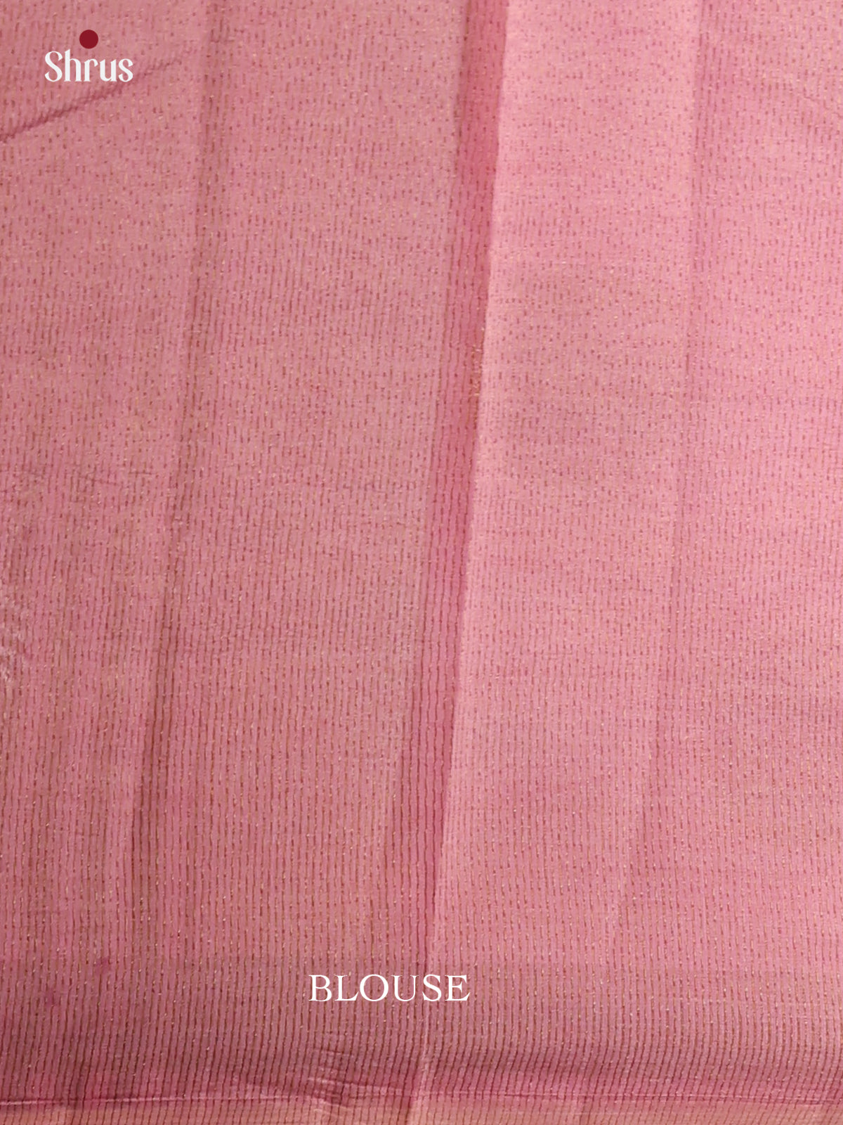 Pink - Semi Rawsilk Saree