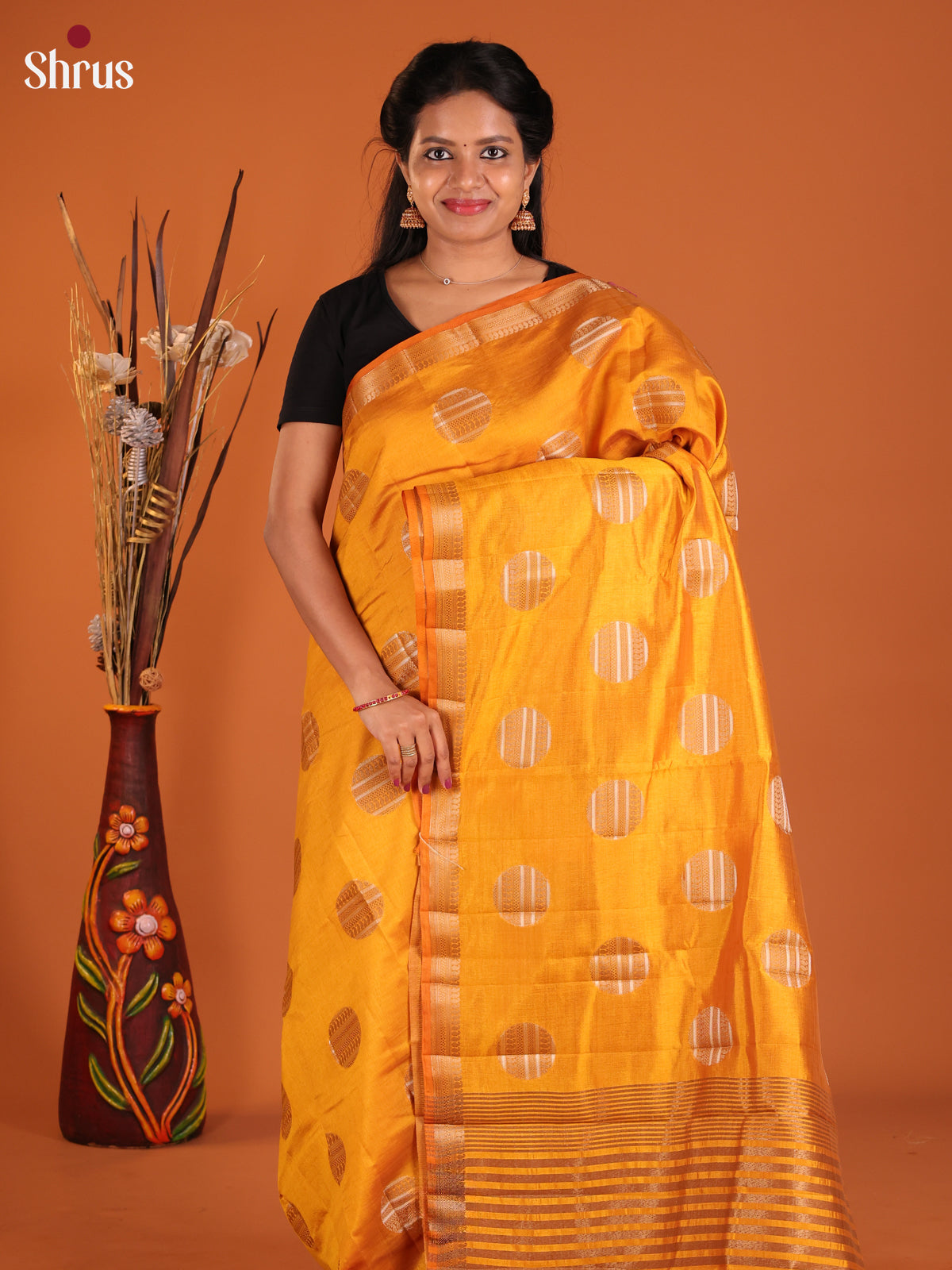 DIS30100 - Semi Rawsilk Saree
