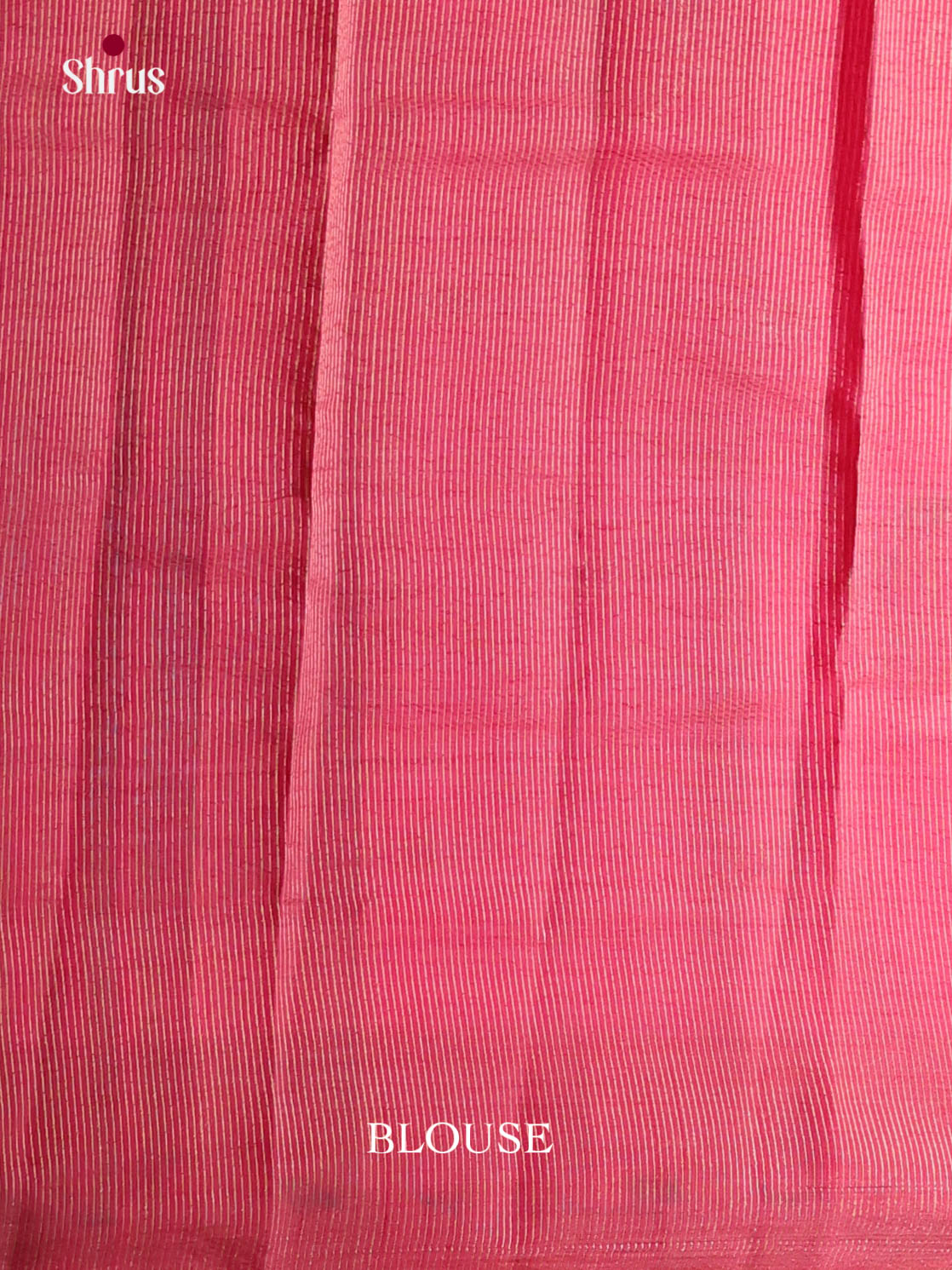 Pink - Semi Rawsilk Saree