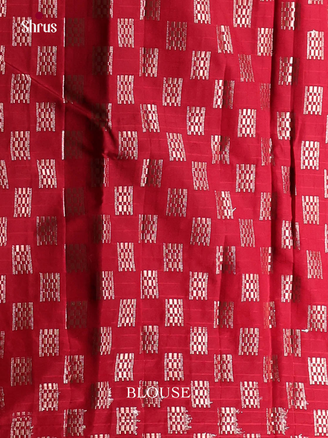 Red - Semi Rawsilk Saree