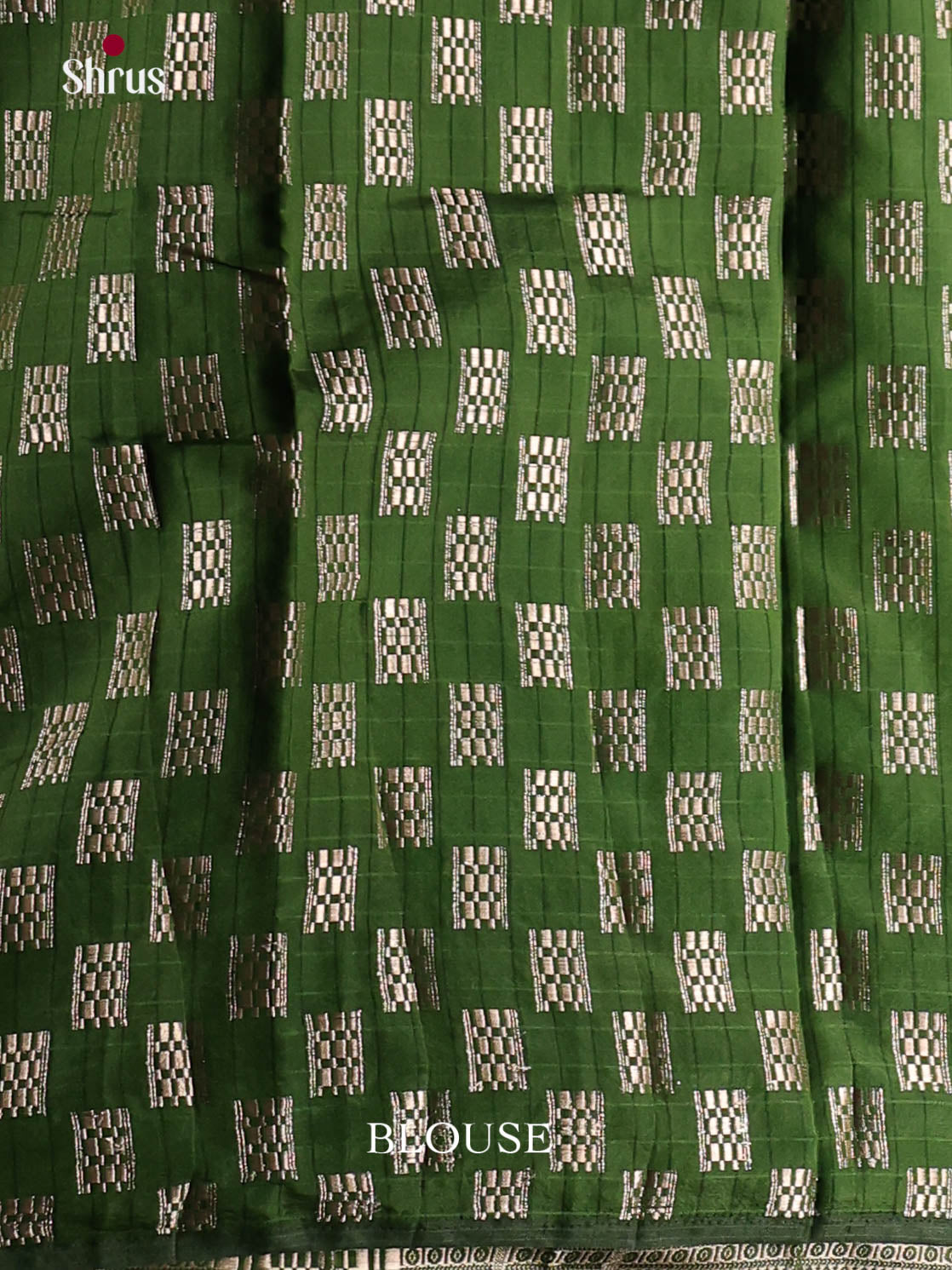 Green - Semi Rawsilk Saree