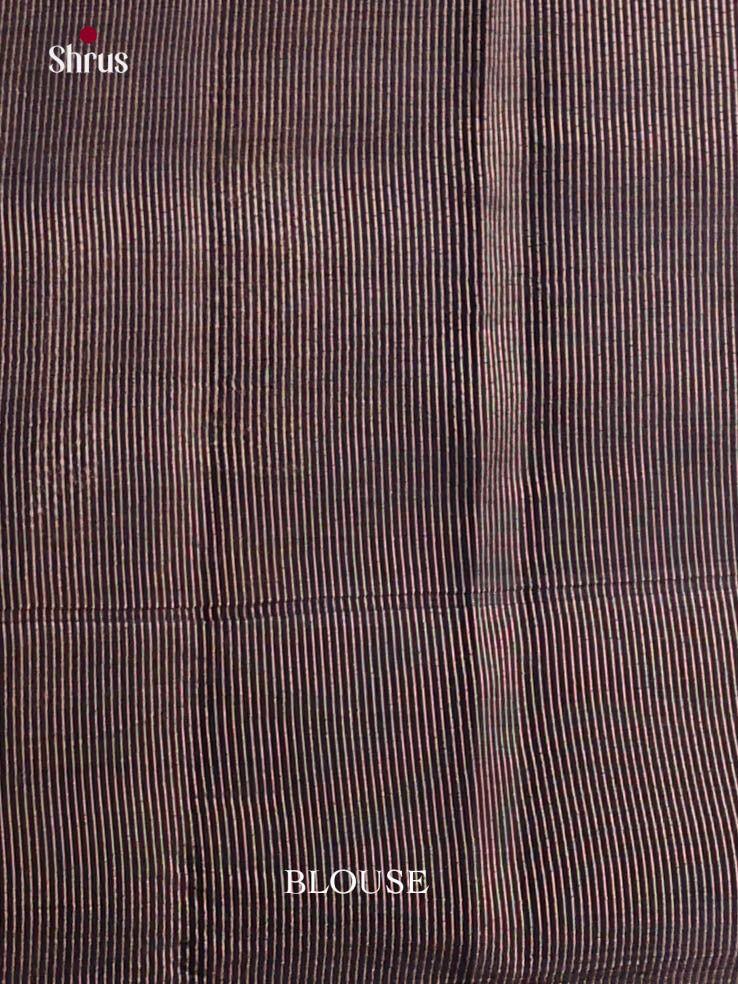 Blue - Semi Rawsilk Saree