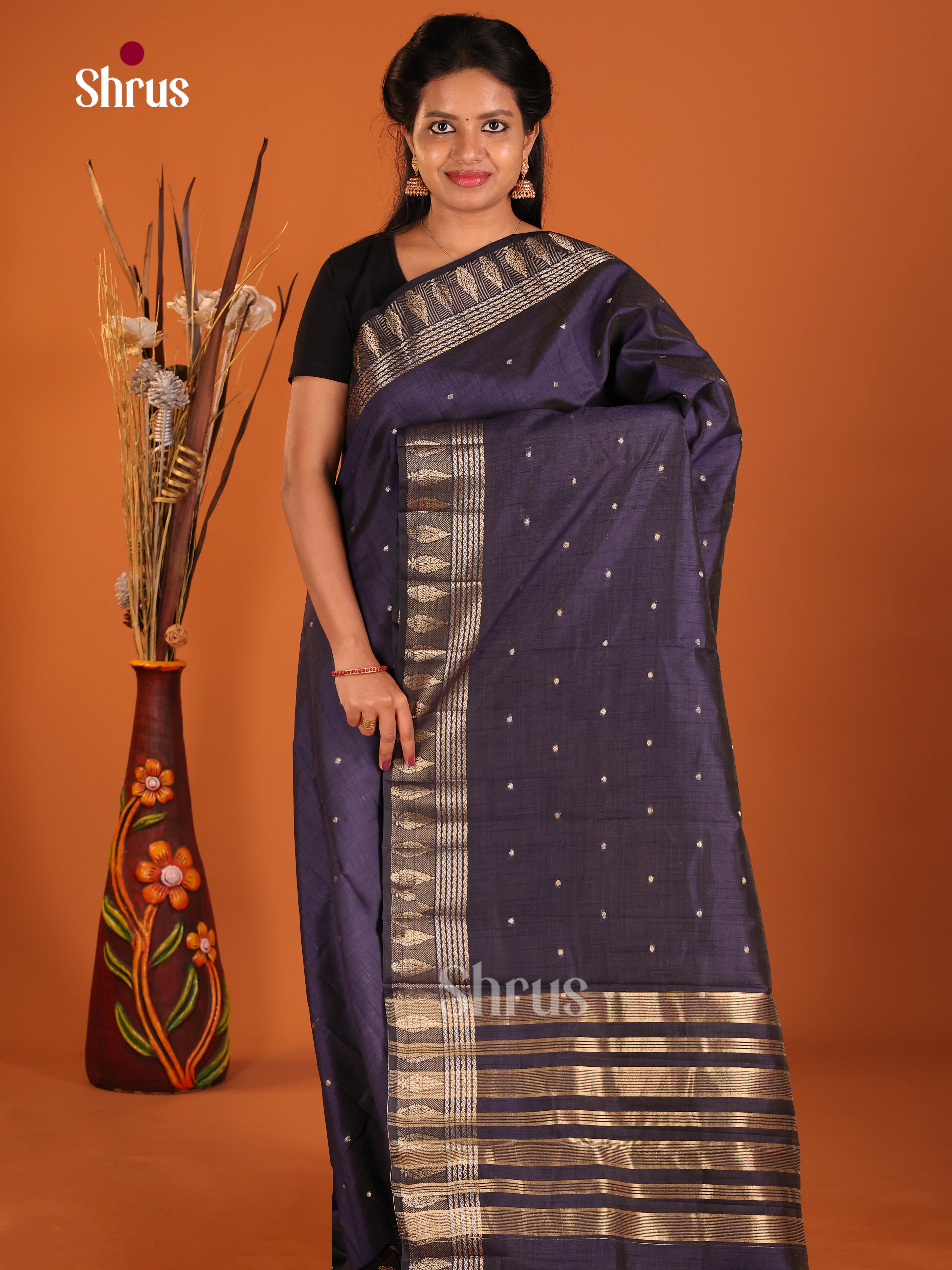 DIS30147 - Semi Rawsilk Saree