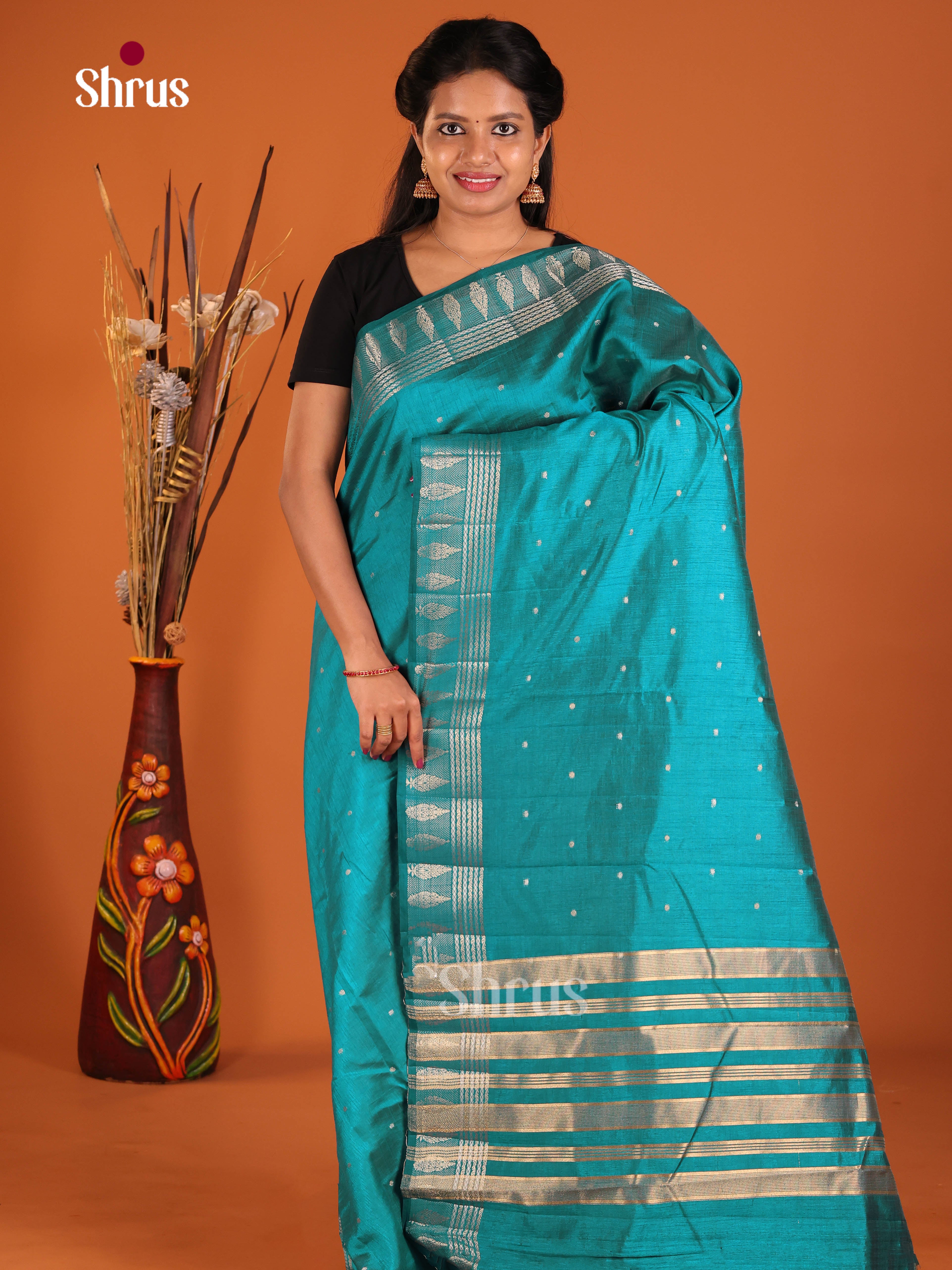 DIS30148 - Semi Rawsilk Saree