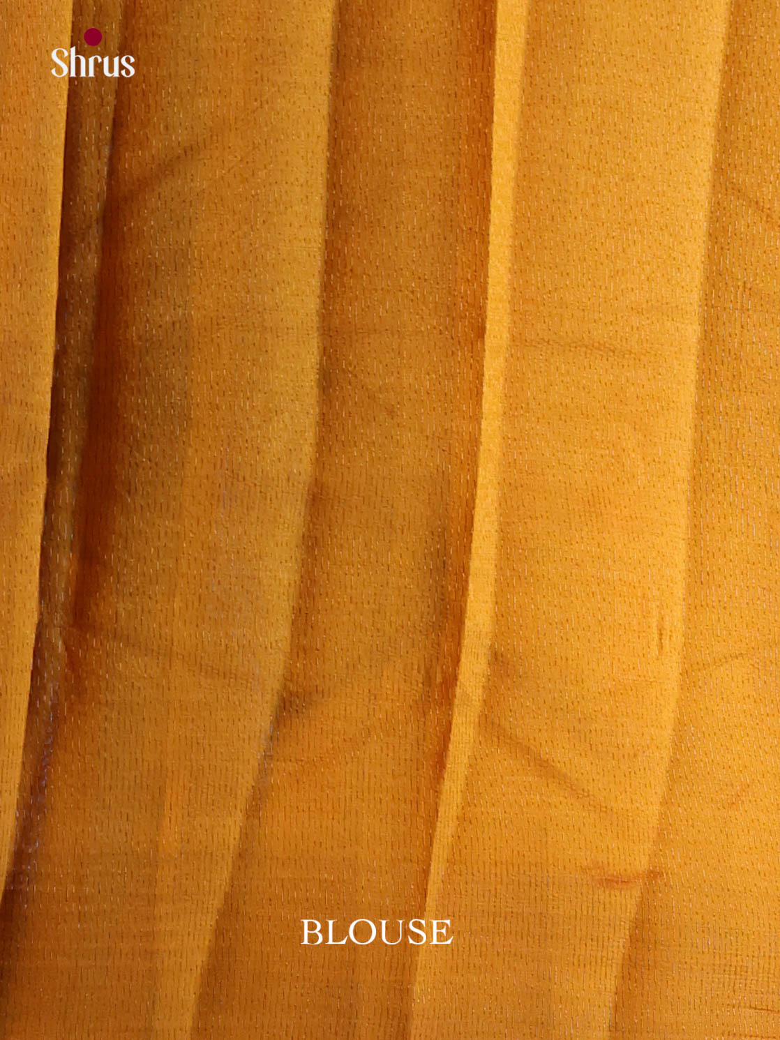 Mustard - Semi Rawsilk Saree