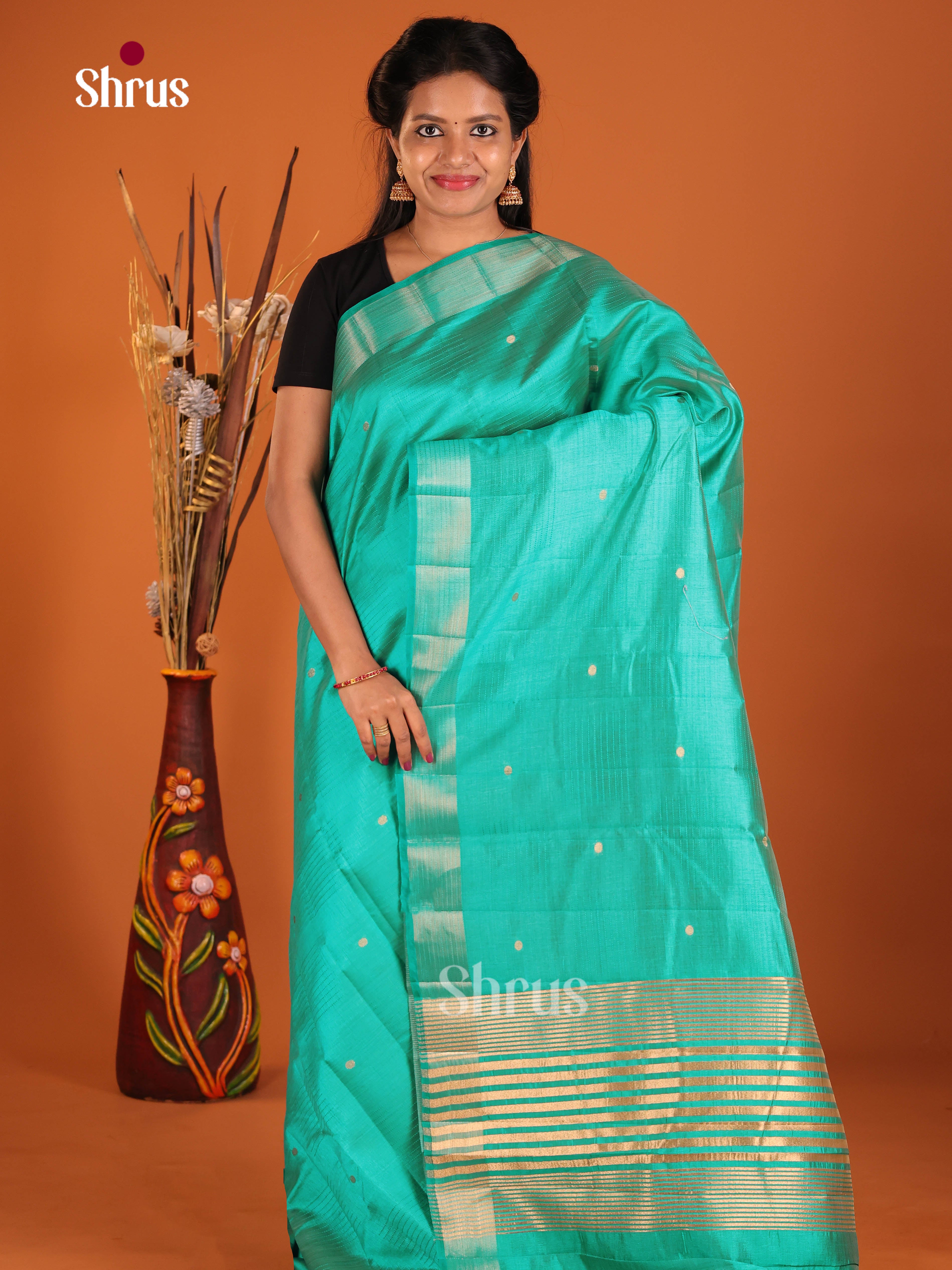 DIS30171 - Semi Rawsilk Saree