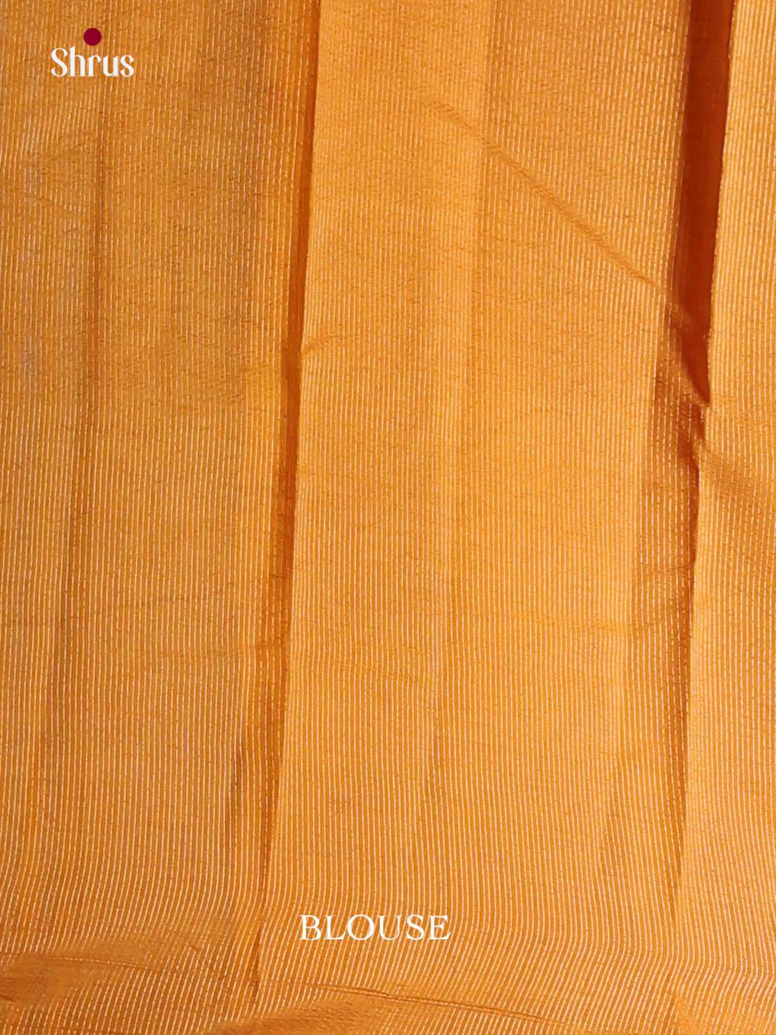 Mustard - Semi Rawsilk Saree