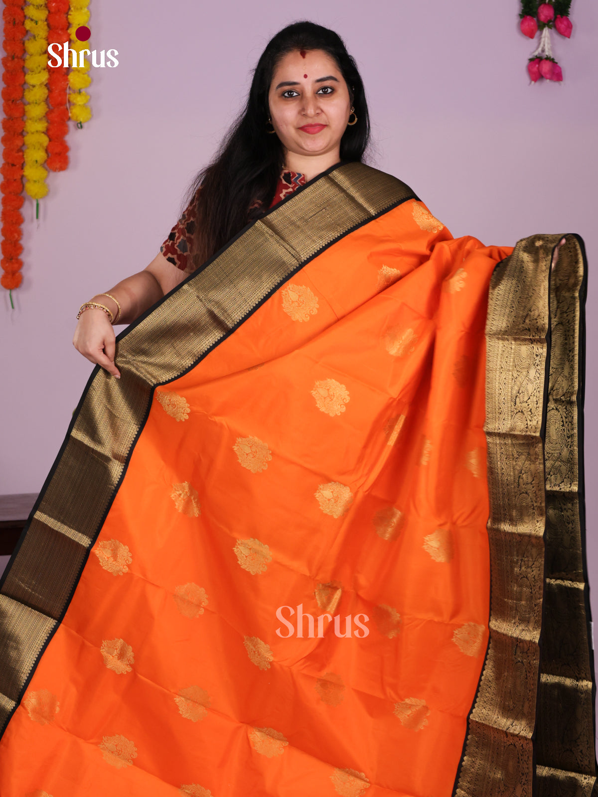 DIS30191 - Kanchipuram silk (HR) Saree - Shop on Shrus.com
