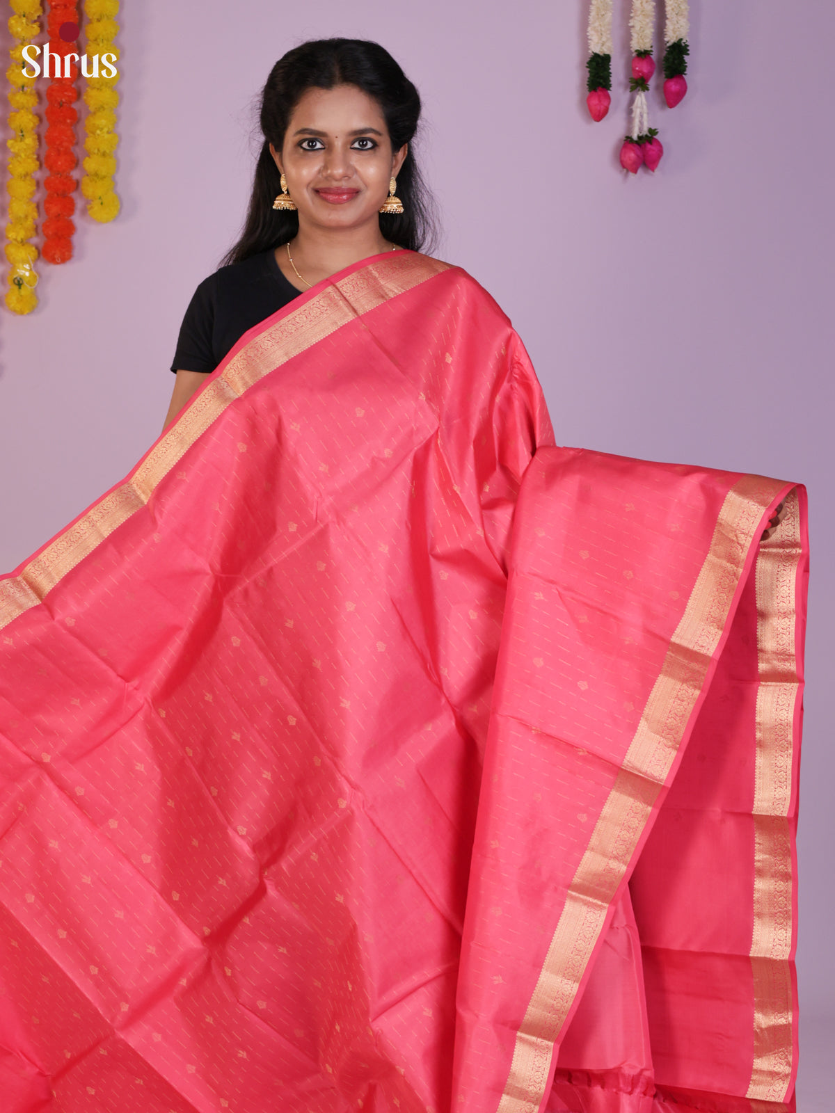 DIS30247 - Kanchipuram silk (HR) Saree - Shop on Shrus.com