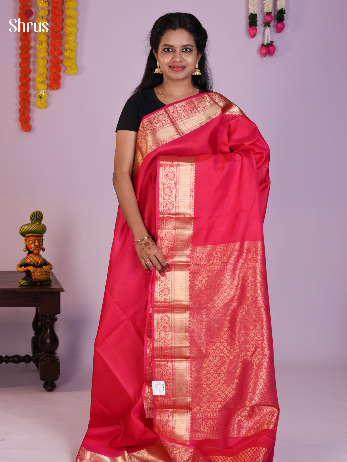 DIS30272 - Kanchipuram silk (HR) Saree - Shop on Shrus.com