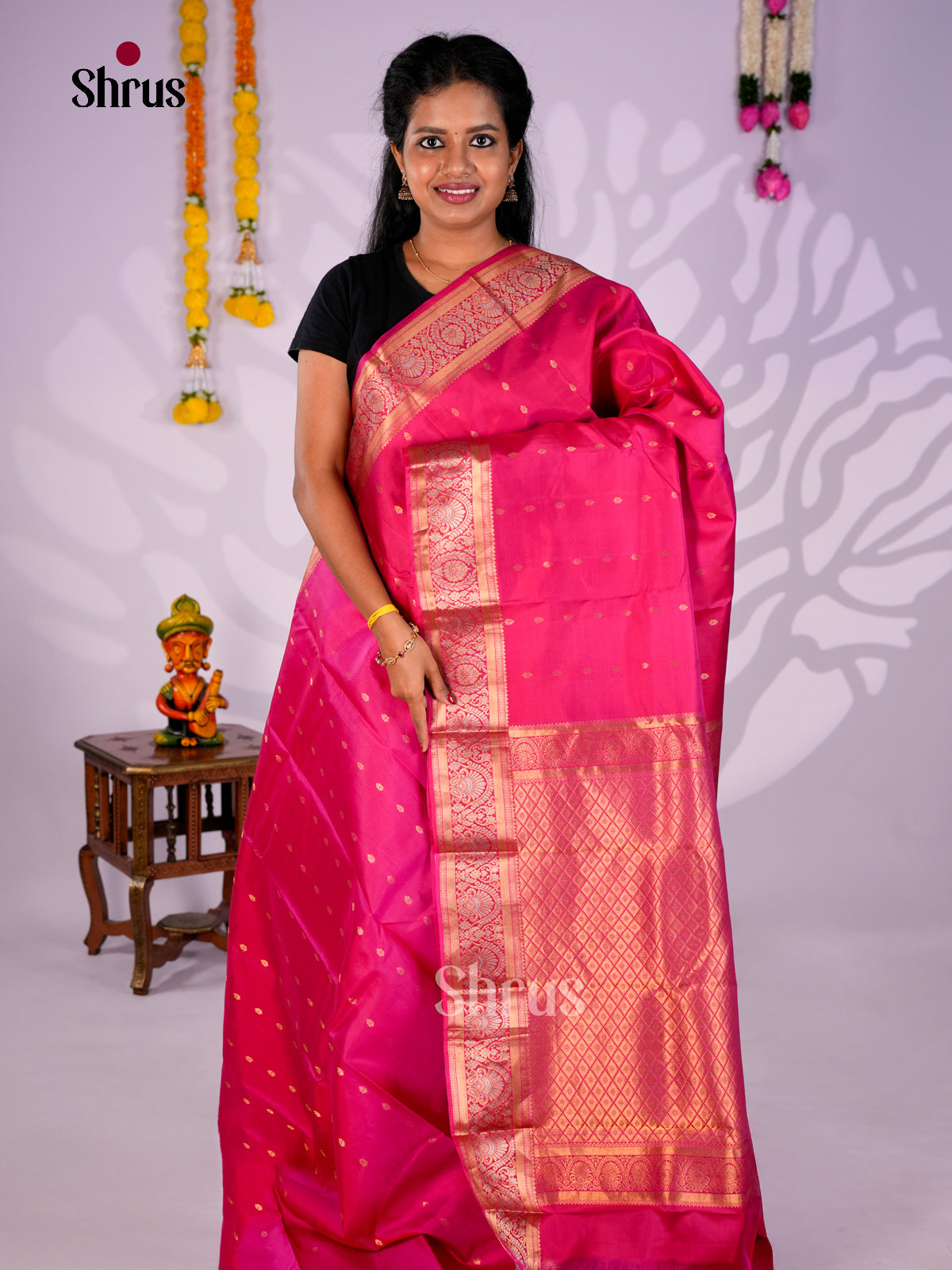 DIS30288 - Kanchipuram silk (HR) Saree - Shop on Shrus.com