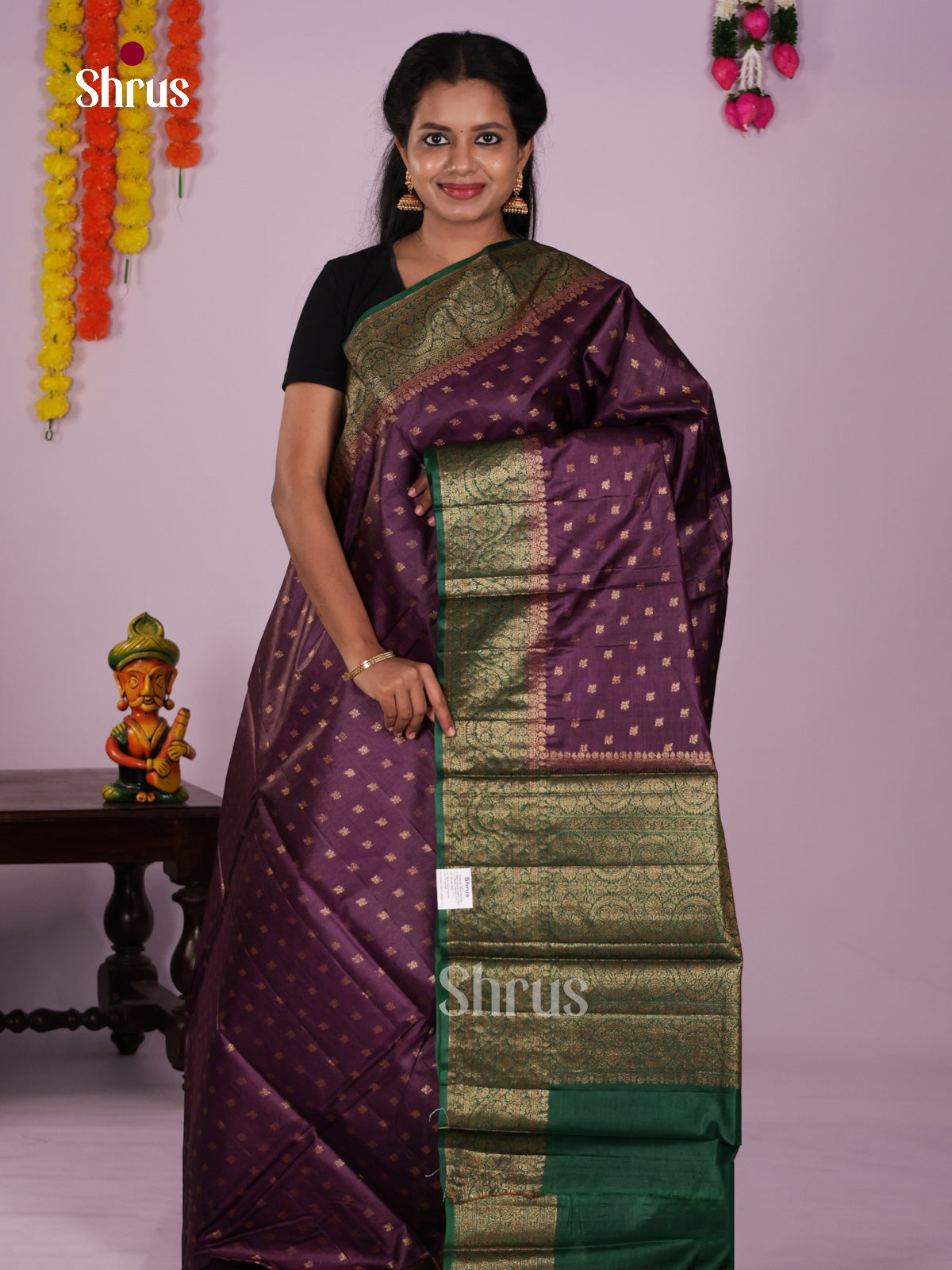 DIS30374 - Tussar Saree - Shop on Shrus.com