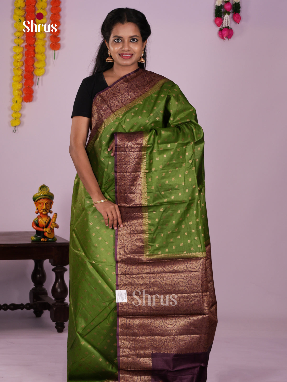 DIS30376 - Tussar Saree - Shop on Shrus.com