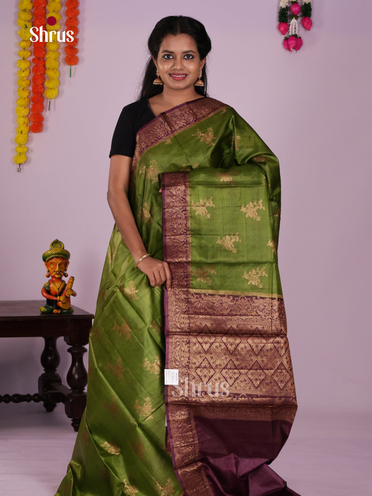 DIS30377 - Tussar Saree - Shop on Shrus.com