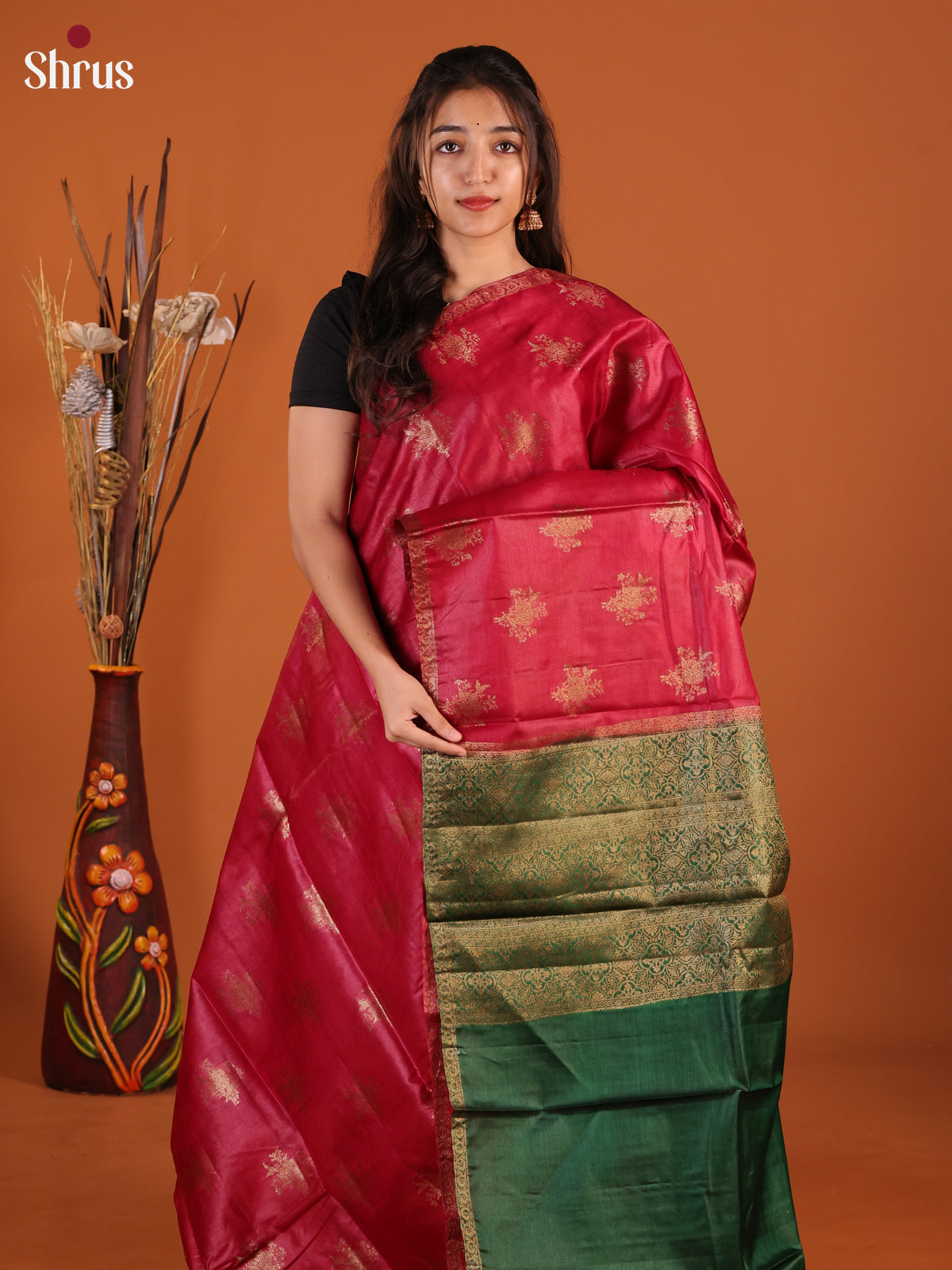 DIS30404 - Tussar Saree - Shop on Shrus.com